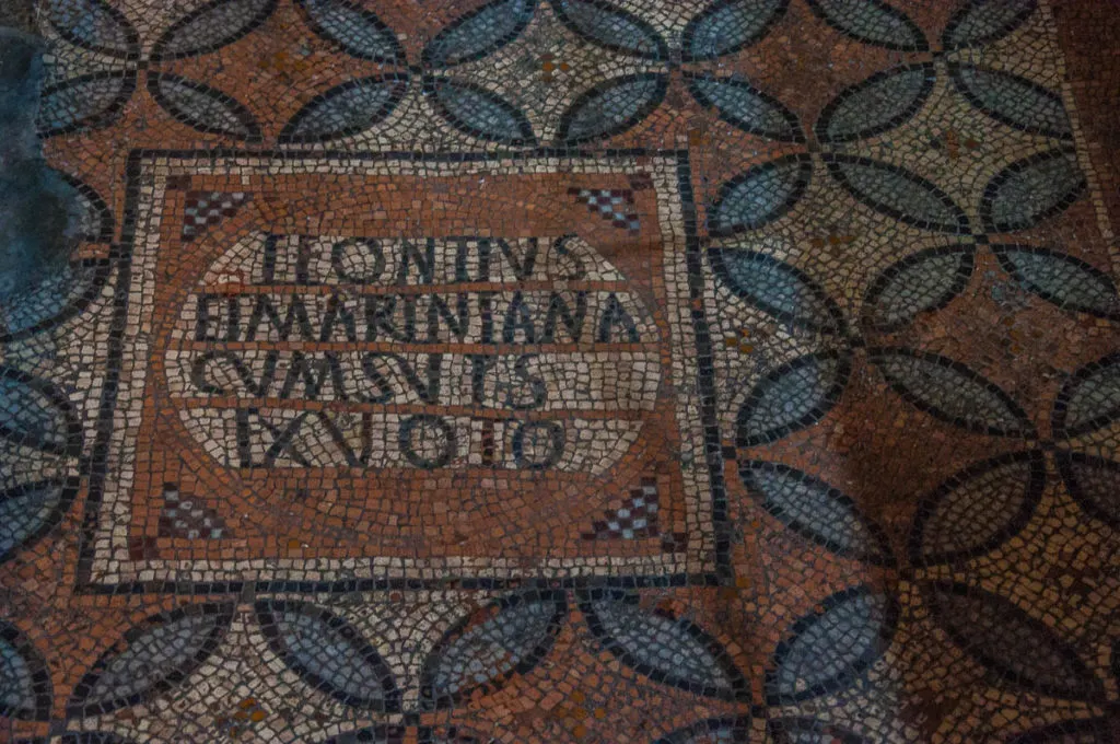 Ancient mosaics - Church of Santi Felice e Fortunato - Vicenza, Italy - rossiwrites.com