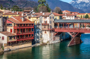 Bassano del Grappa with the Alpini Bridge - Veneto, Italy - rossiwrites.com