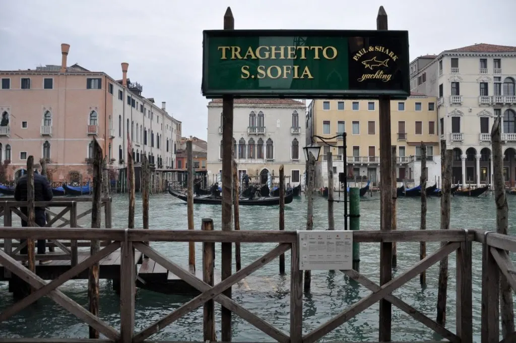 Traghetto - S. Sofia stop, Venice, Italy - rossiwrites.com