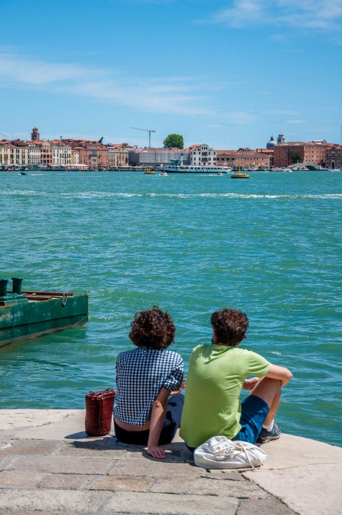 Admiring Venice from the Punta della Dogana - Venice, Italy - rossiwrites.com