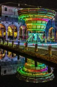 Fairground on Piazza Paolo Camerini - Piazzola sul Brenta - Veneto, Italy - rossiwrites.com
