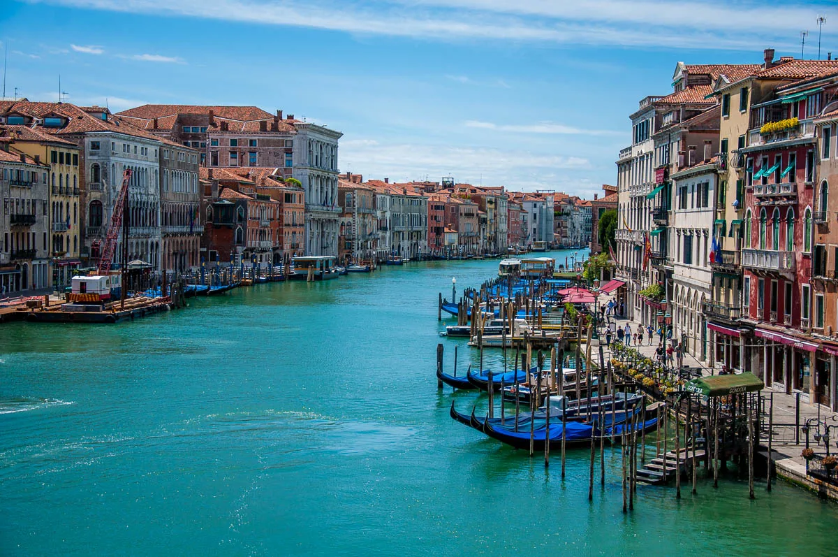 The Grand Canal seen from Rialto Bridge - Venice, Italy - rossiwrites.com