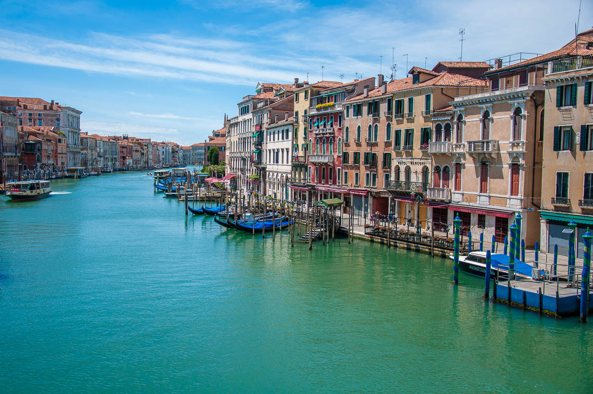 The Grand Canal seen from Rialto Bridge - Venice, Italy - rossiwrites.com