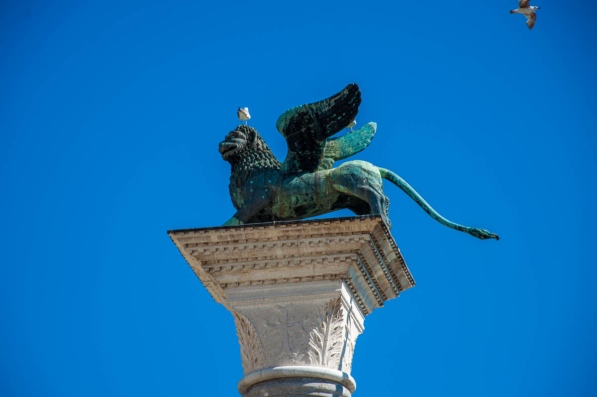 The Winged Lion of St. Mark - Venice, Italy - rossiwrites.com