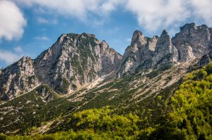 The rocky peaks of the Little Dolomites - Sentiero dei Grandi Alberi - Province of Vicenza, Veneto, Italy - rossiwrites.com