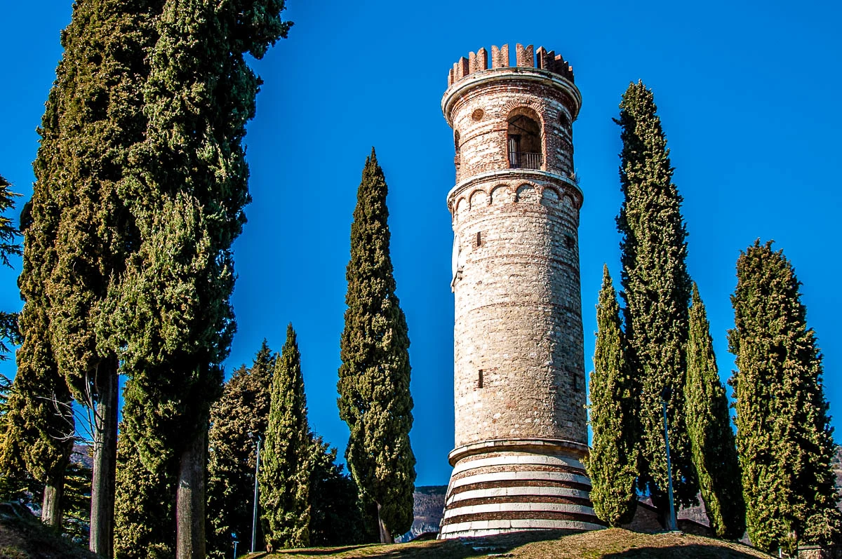 The tower - Dante's Hill - Col Bastia - Romano d'Ezzelino, Veneto, Italy - rossiwrites.com