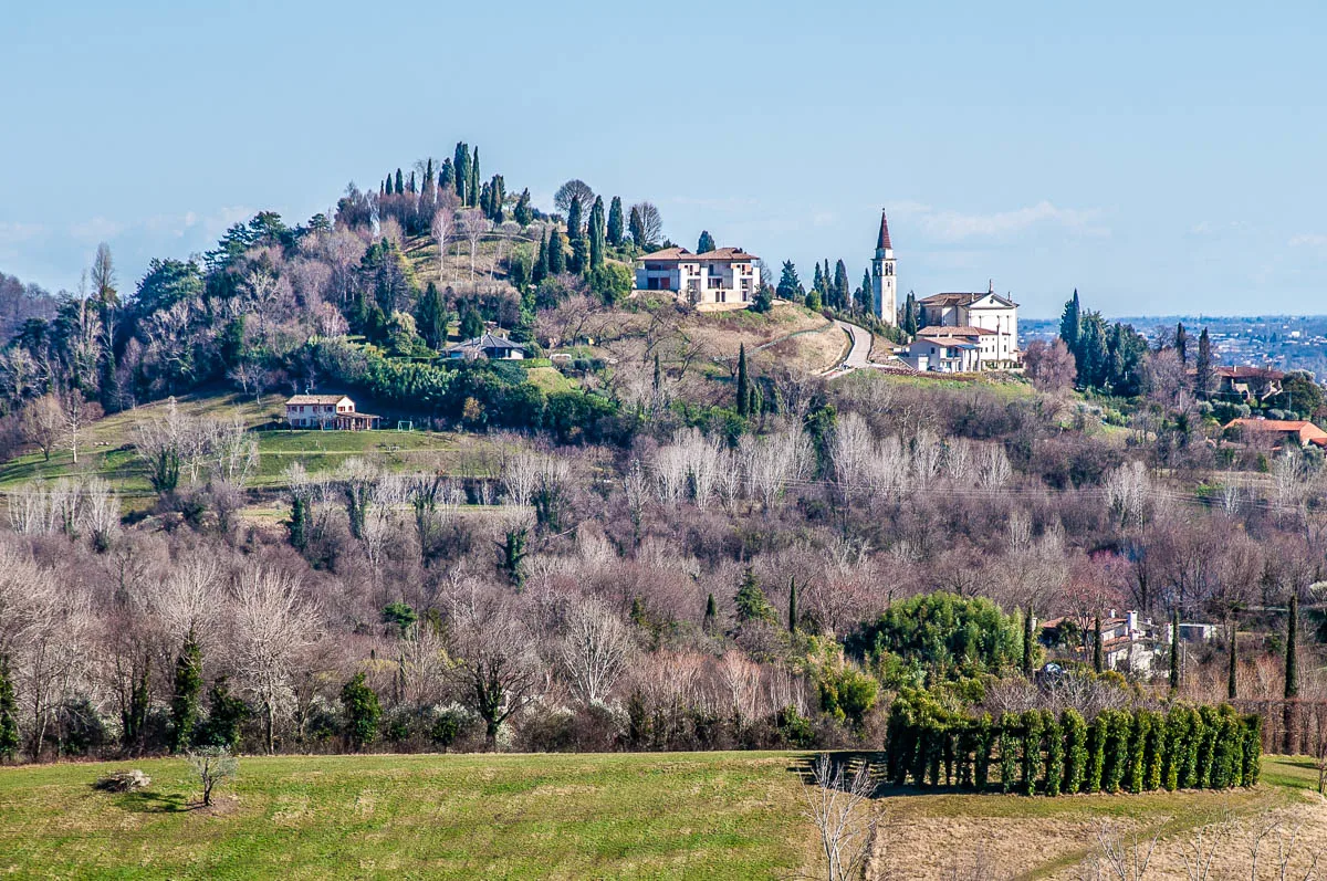 The view from Dante's Hill - Col Bastia - Romano d'Ezzelino, Veneto, Italy - rossiwrites.com