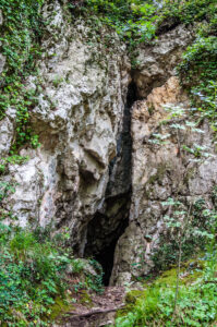 A split in the rocks - Rocca di Garda, Lake Garda, Italy - rossiwrites.com