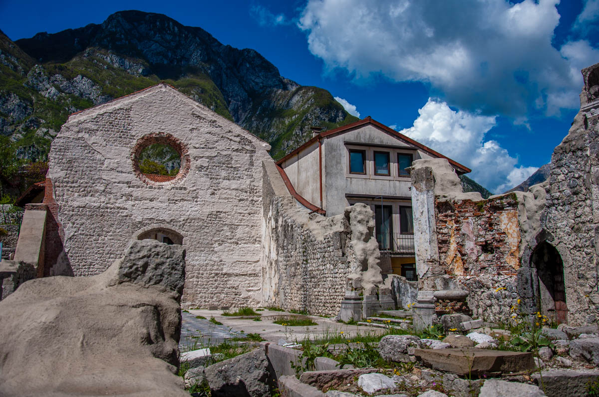 Church destroyed by the earthquake in 1976 - Venzone, Friuli Venezia Giulia, Italy - rossiwrites.com