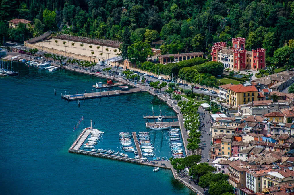 Garda Town seen from above - Rocca di Garda, Lake Garda, Italy - rossiwrites.com