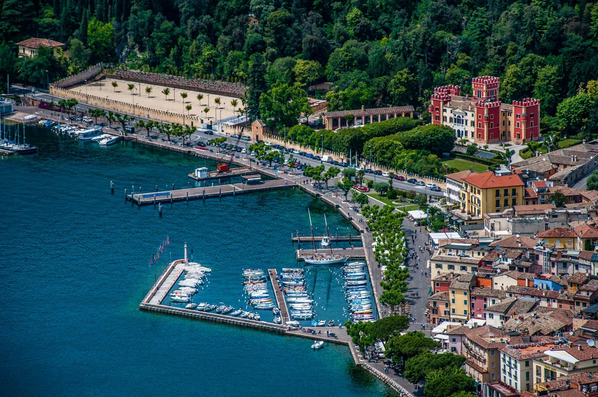 Garda Town seen from above - Rocca di Garda, Lake Garda, Italy - rossiwrites.com