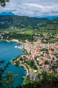 Garda Town seen from above - Rocca di Garda, Lake Garda, Italy - rossiwrites.com