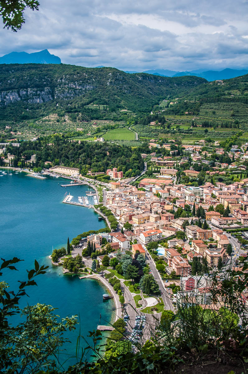 Garda Town seen from above - Rocca di Garda, Lake Garda, Italy ...