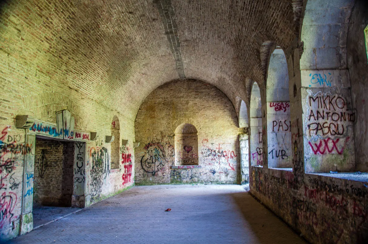 Inside the bastion - Palmanova, Friuli-Venezia Giulia, Italy - www.rossiwrites.com