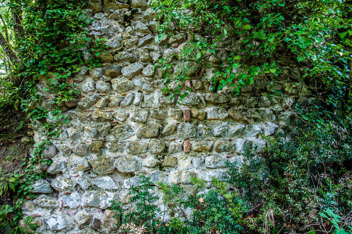 Remnants of a centuries-old defensive wall - Rocca di Garda, Lake Garda, Italy - rossiwrites.com