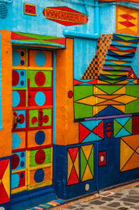 The colourful facade of Bepi's House - Burano, Veneto, Italy - rossiwrites.com