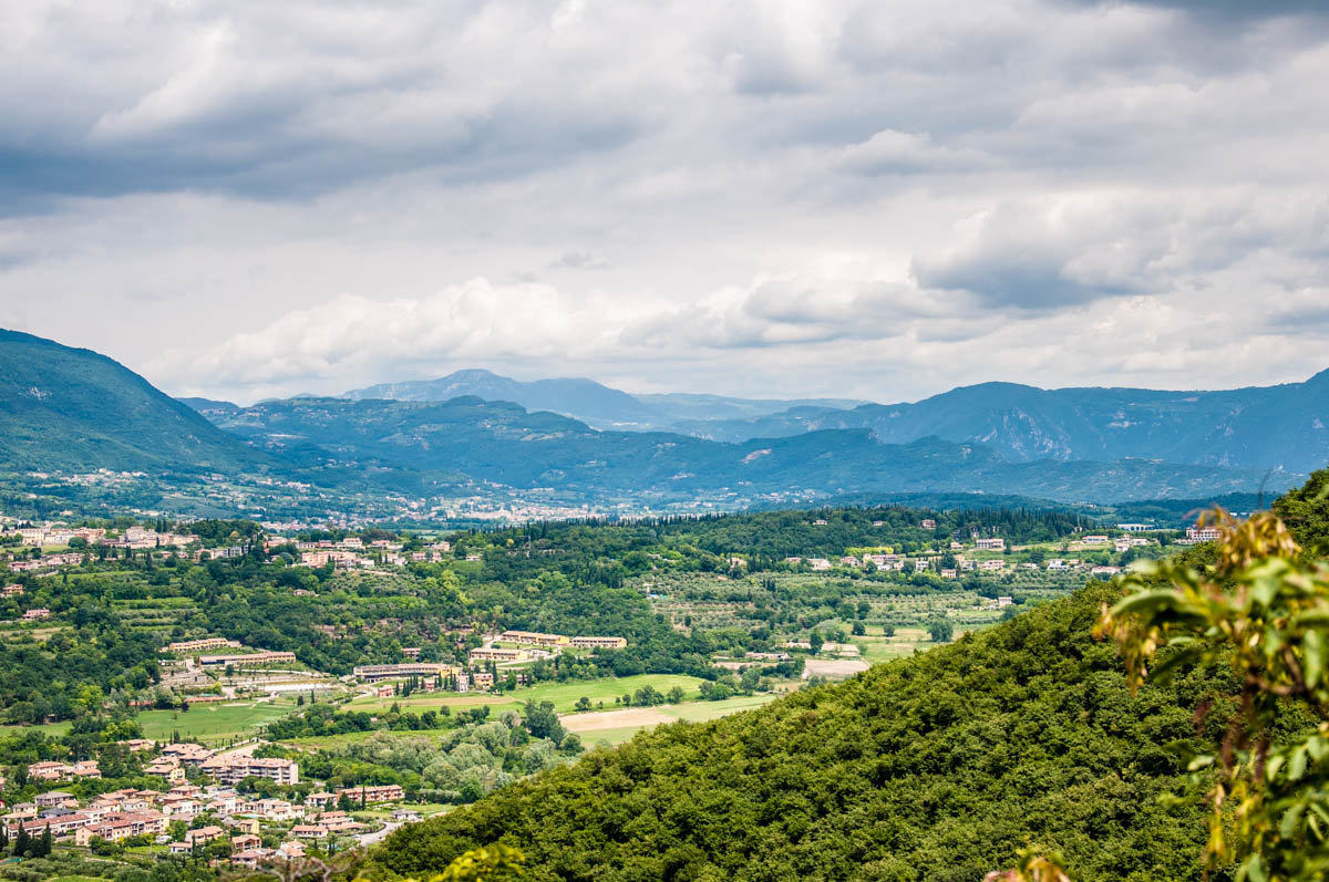 The view from the hiking path - Rocca di Garda, Lake Garda, Italy - rossiwrites.com
