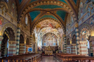 Inside view of San Colombano's Abbey - Bobbio, Province of Piacenza - Emilia-Romagna, Italy - rossiwrites.com
