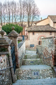 Stone steps - Castell'Arquato, Province of Piacenza - Emilia-Romagna, Italy - rossiwrites.com