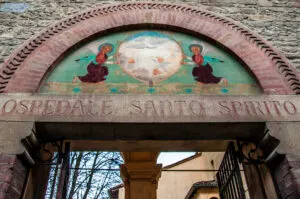 The former Hospital of the Holy Spirit, currently the Geological Museum - Castell'Arquato, Province of Piacenza - Emilia-Romagna, Italy - rossiwrites.com