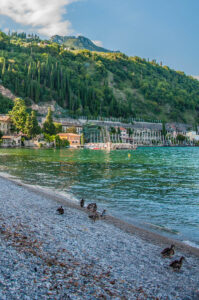 Bau Beach at Toscolano Maderno on Lake Garda - Lombardy, Italy - rossiwrites.com
