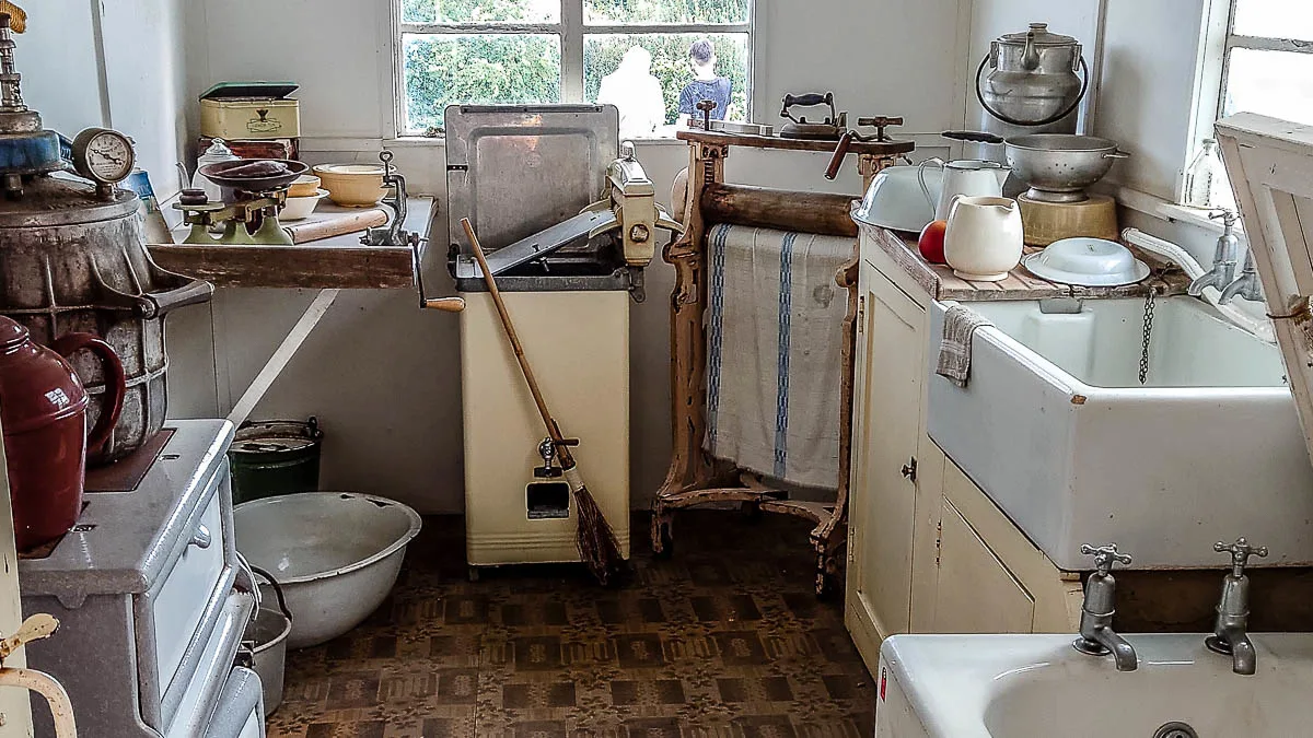 Historic kitchen with a bath tub - Kent Life - Maidstone, Kent, England - rossiwrites.com