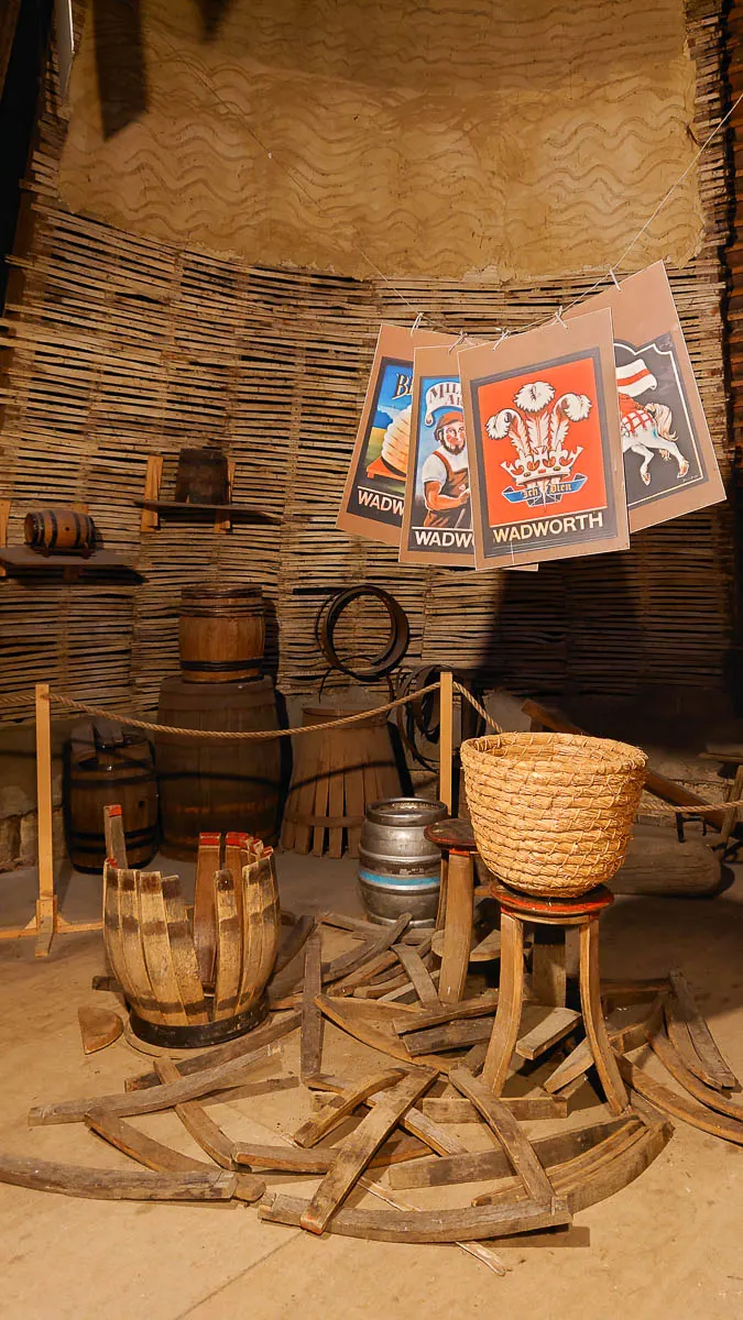 The display inside one of the kilns of the historic oast house - Kent Life - Maidstone, Kent, England - rossiwrites.com