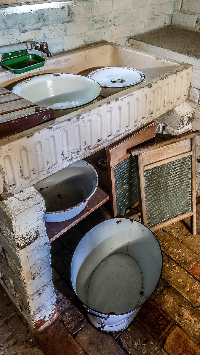The sink in the historic kitchen - Kent Life - Maidstone, Kent, England - rossiwrites.com