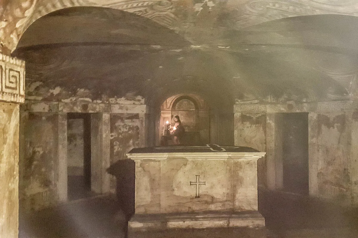 The funerary crypt - Church of San Simeon Piccolo - Venice, Veneto, Italy - rossiwrites.com