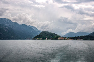 View of Bellagio from afar - Lake Como, Italy - rossiwrites.com