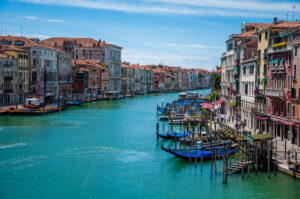 View of Grand Canal from Rialto Bridge - Venice, Veneto, Italy - rossiwrites.com