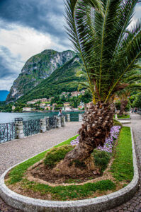 View of the esplanade of Menaggio - Lake Como, Italy - rossiwrites.com