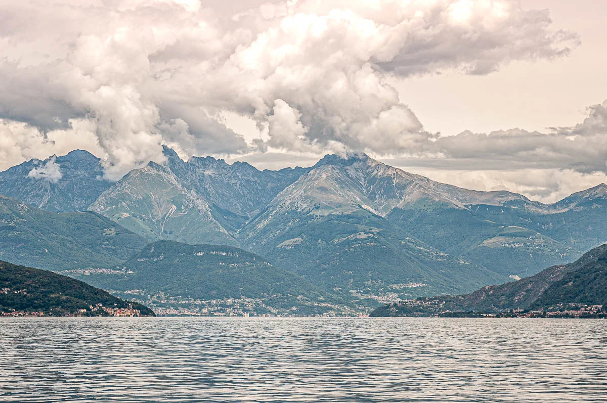 View of the top end of the lake - Lake Como, Italy - rossiwrites.com
