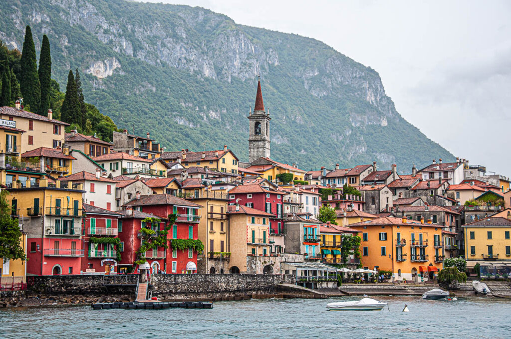 View of the town of Varenna - Lake Como, Italy - rossiwrites.com