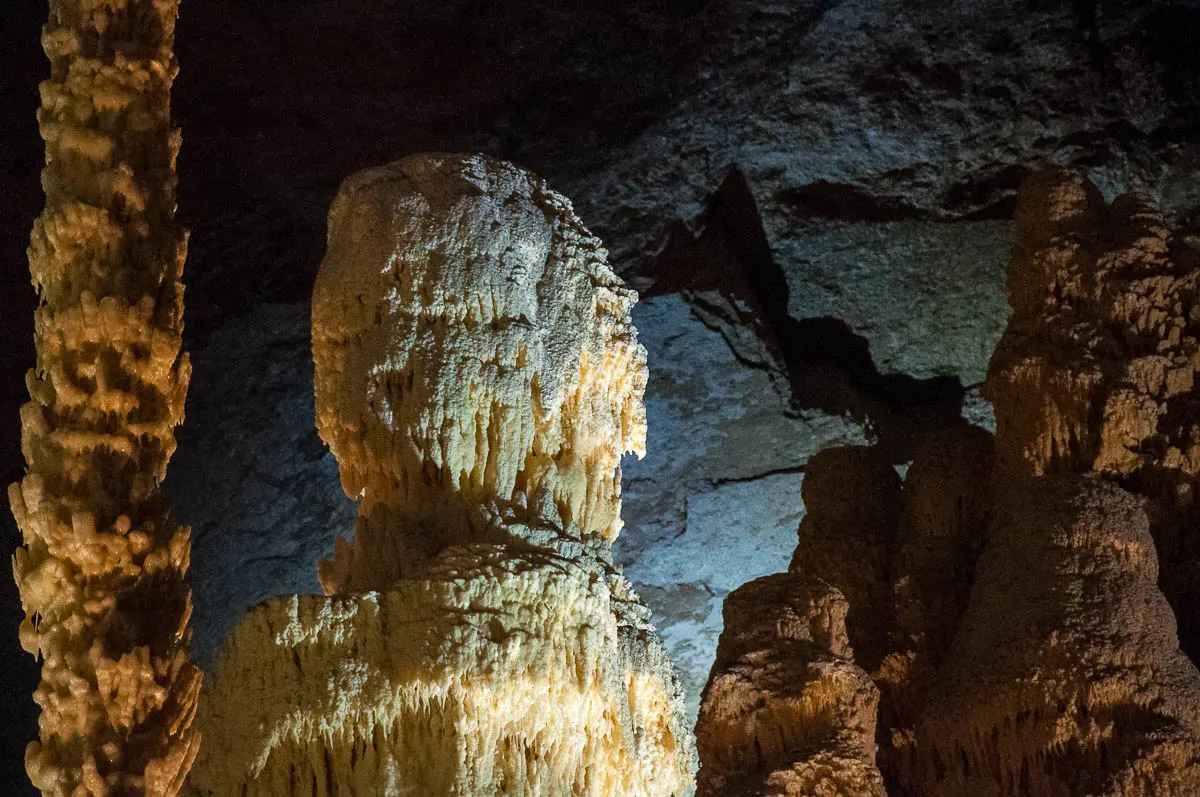 Dante's stalagmite - Frasassi Caves, Italy - rossiwrites.com