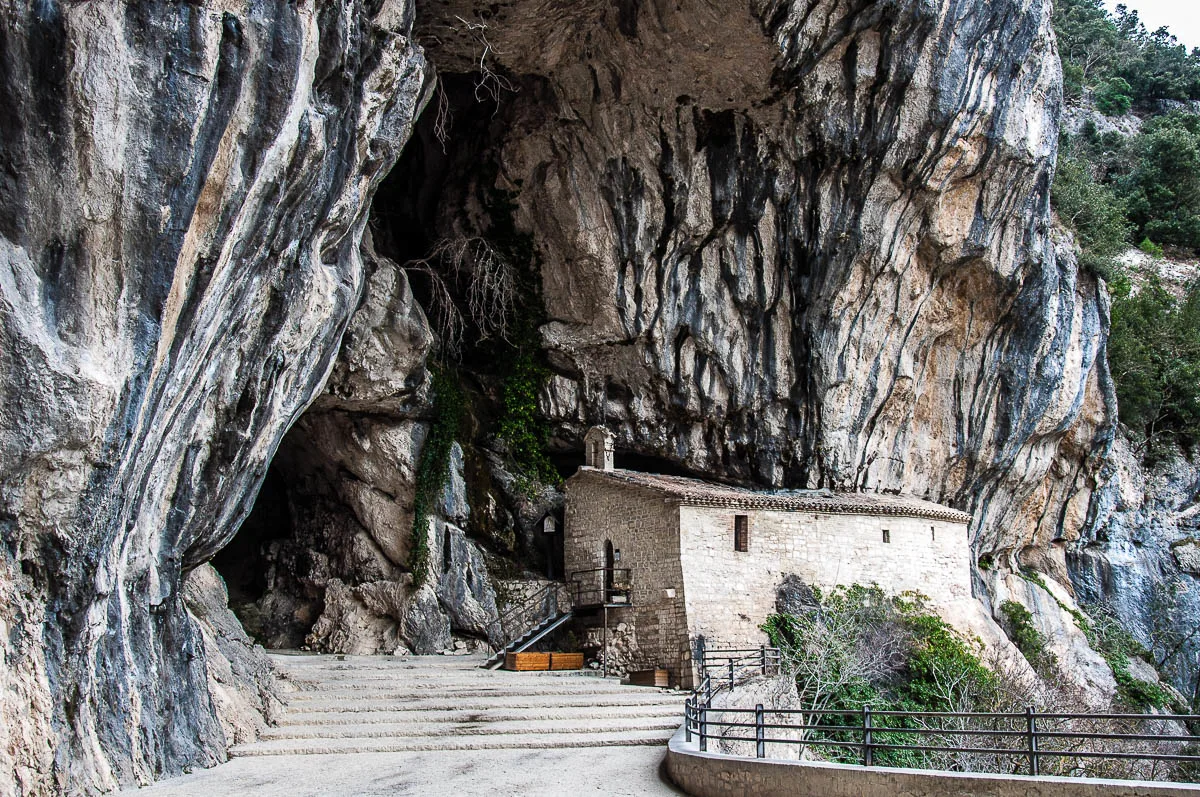 Hermitage of Santa Maria Infra Saxa - Frasassi Caves, Italy - rossiwrites.com