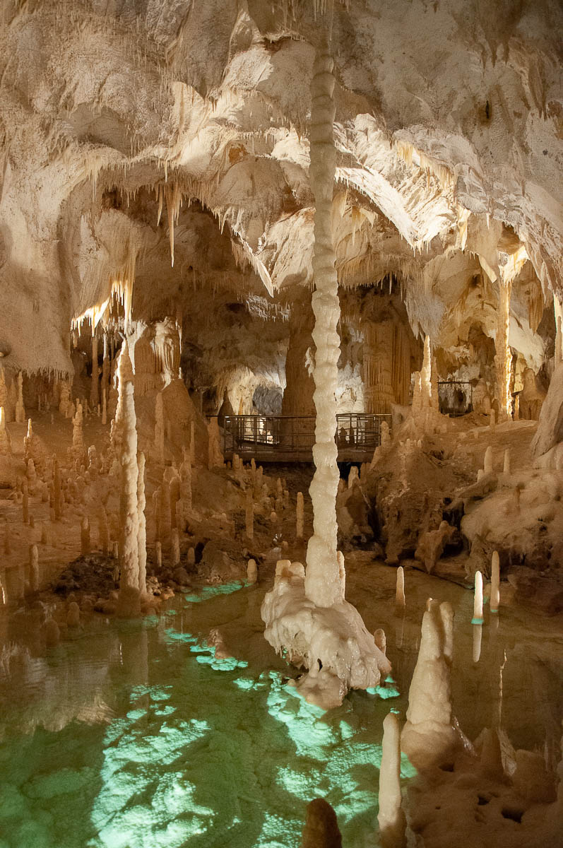 Small lake - Frasassi Caves, Italy - rossiwrites.com