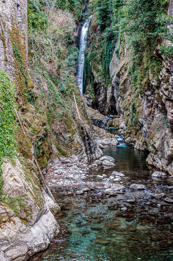 Orrido di Nesso seen from the Civera Bridge - Nesso - Lake Como, Italy - rossiwrites.com