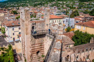 The view from the Scaliger Castle's towers - Torri del Benaco, Italy - rossiwrites.com