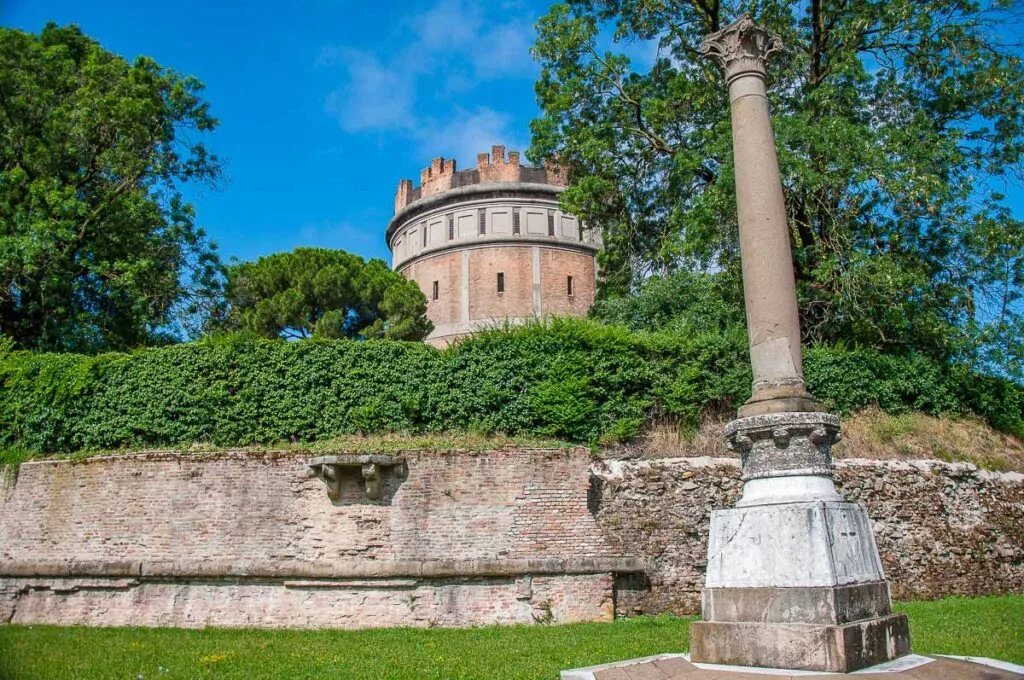 View of the Rotonda Tower - Padua, Italy - rossiwrites.com