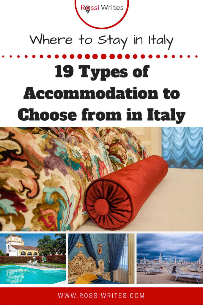Pin Me Where to Stay in Italy 19 Types of to Choose