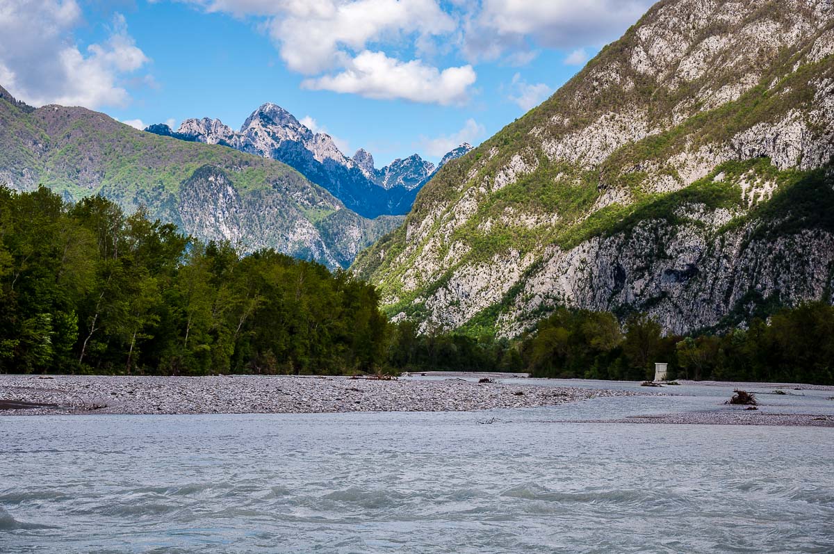 The River Tagliamento - Venzone, Italy - rossiwrites.com