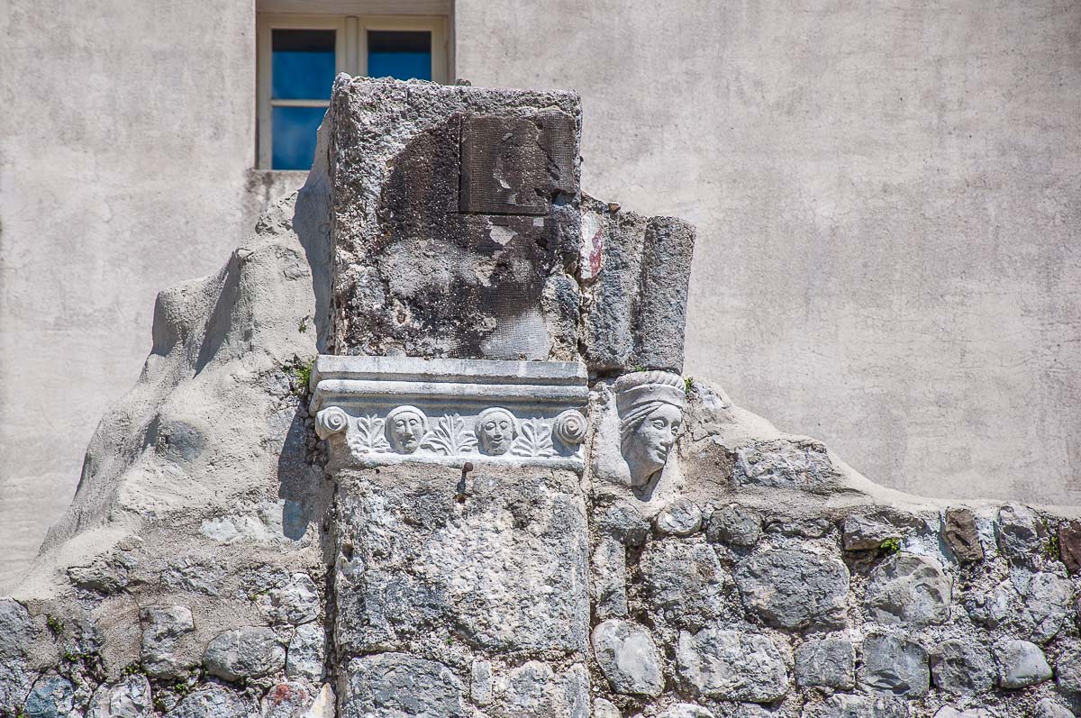 The ruins of the Church of St. John the Baptist - Venzone, Italy - rossiwrites.com