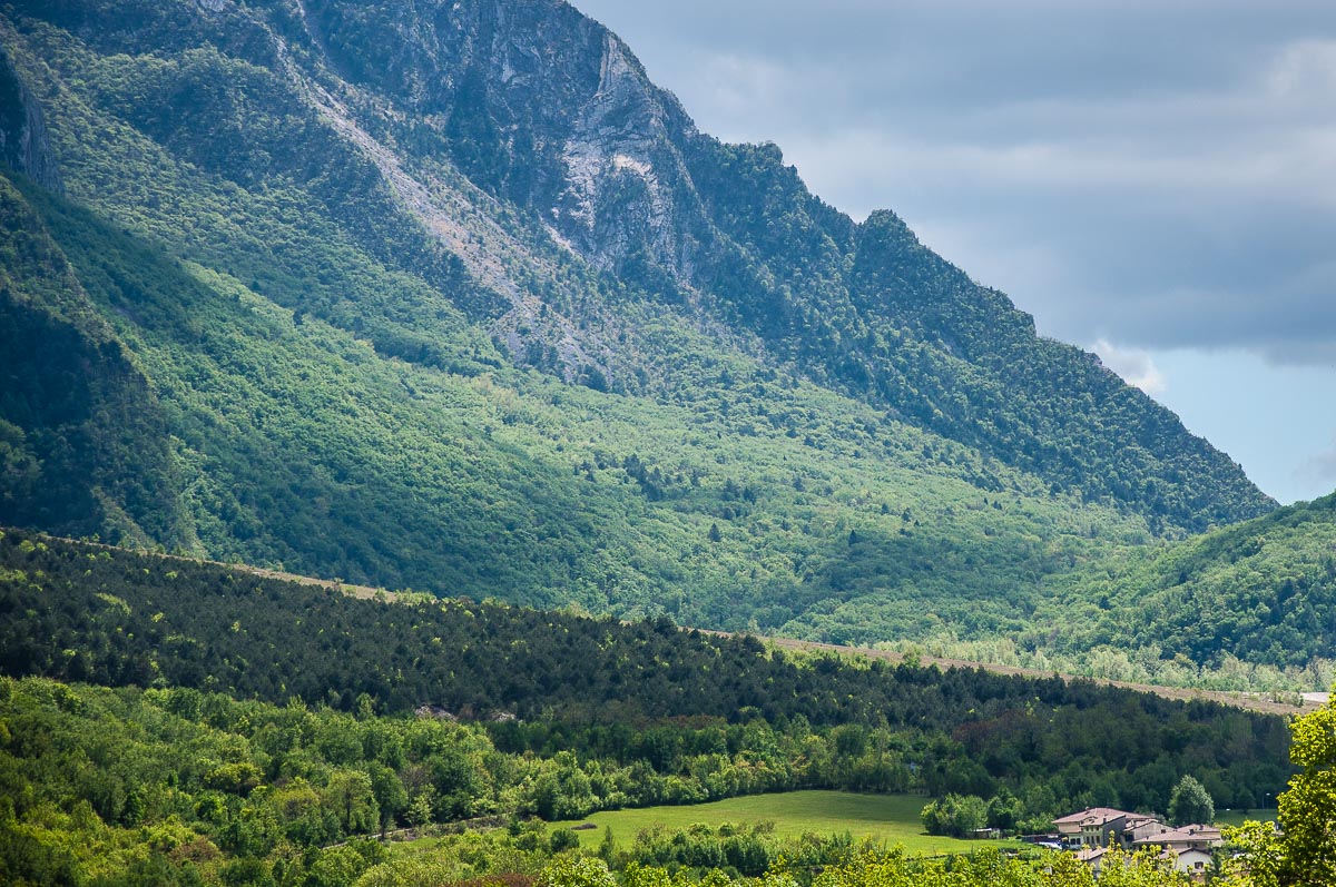 The verdant mountains - Venzone, Italy - rossiwrites.com