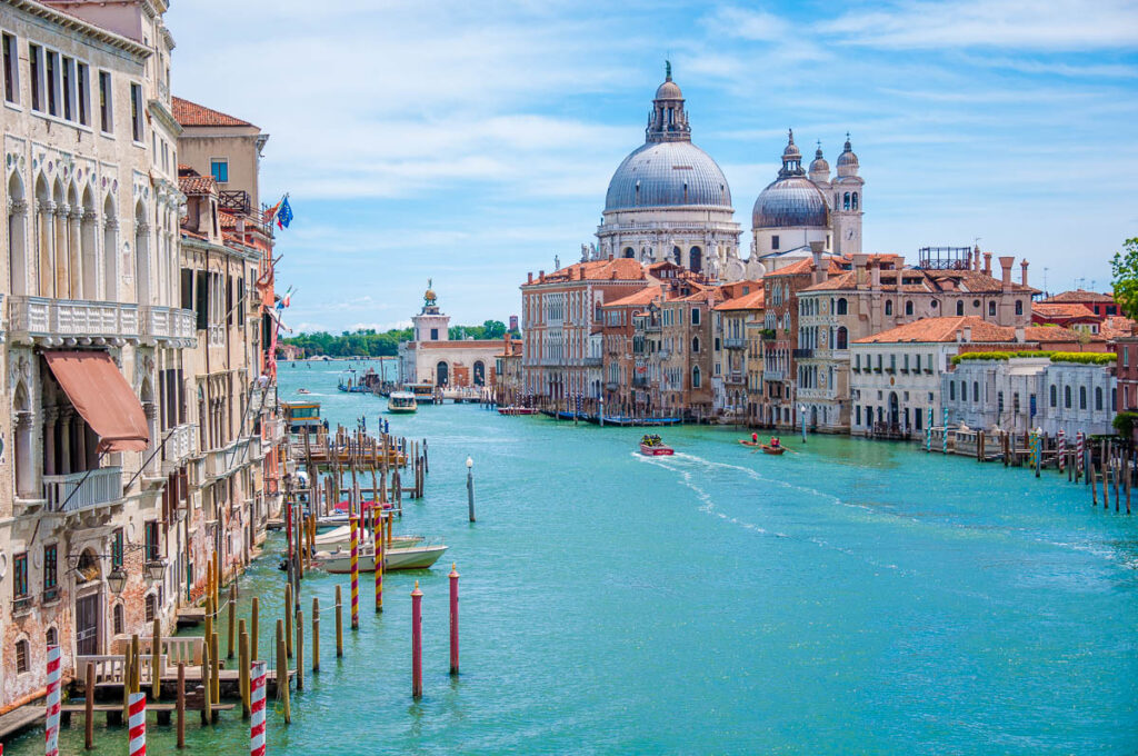 The Grand Canal seen from the Accademia Bridge - Venice, Italy - rossiwrites.com