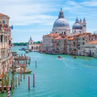 Канале Гранде видян от моста Академия - Венеция, Италия - rossiwrites.com