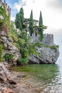 Posterna Beach with views of Lake Garda - Malcesine, Italy - rossiwrites.com