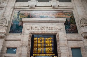 The interiors of Milano Centrale train station - Milan, Italy - rossiwrites.com
