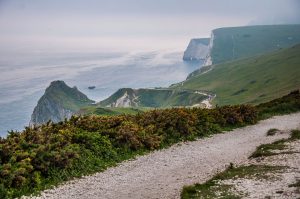 A coastal path leading to Durdle Door - Dorset, England - rossiwrites.com