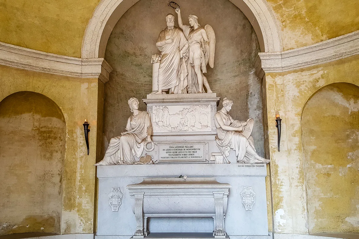 Andrea Palladio's Funerary Monument - Cimitero Maggiore - Vicenza, Italy - rossiwrites.com